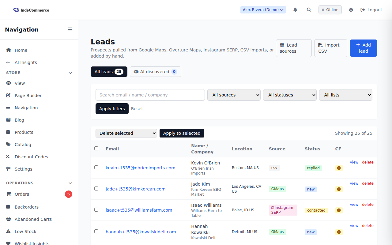 Lead Pipeline
