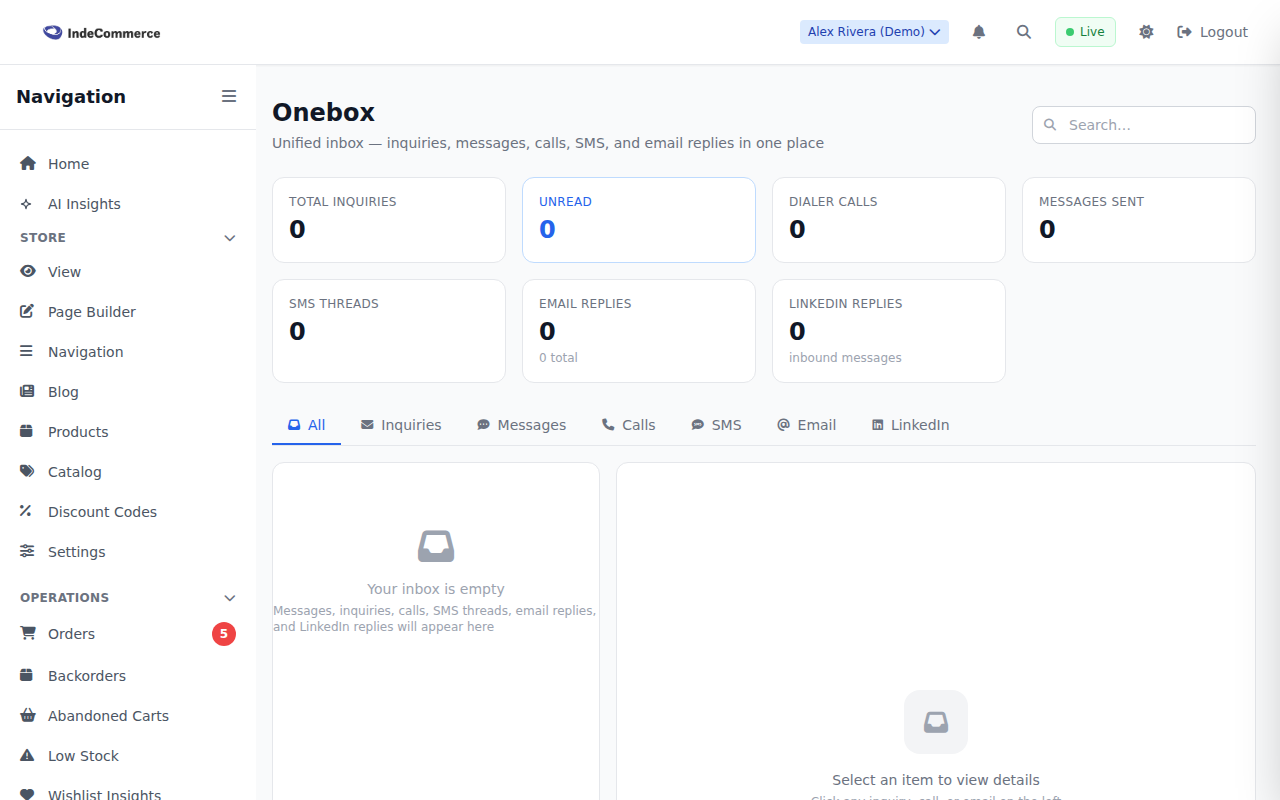 Unified Inbox screenshot