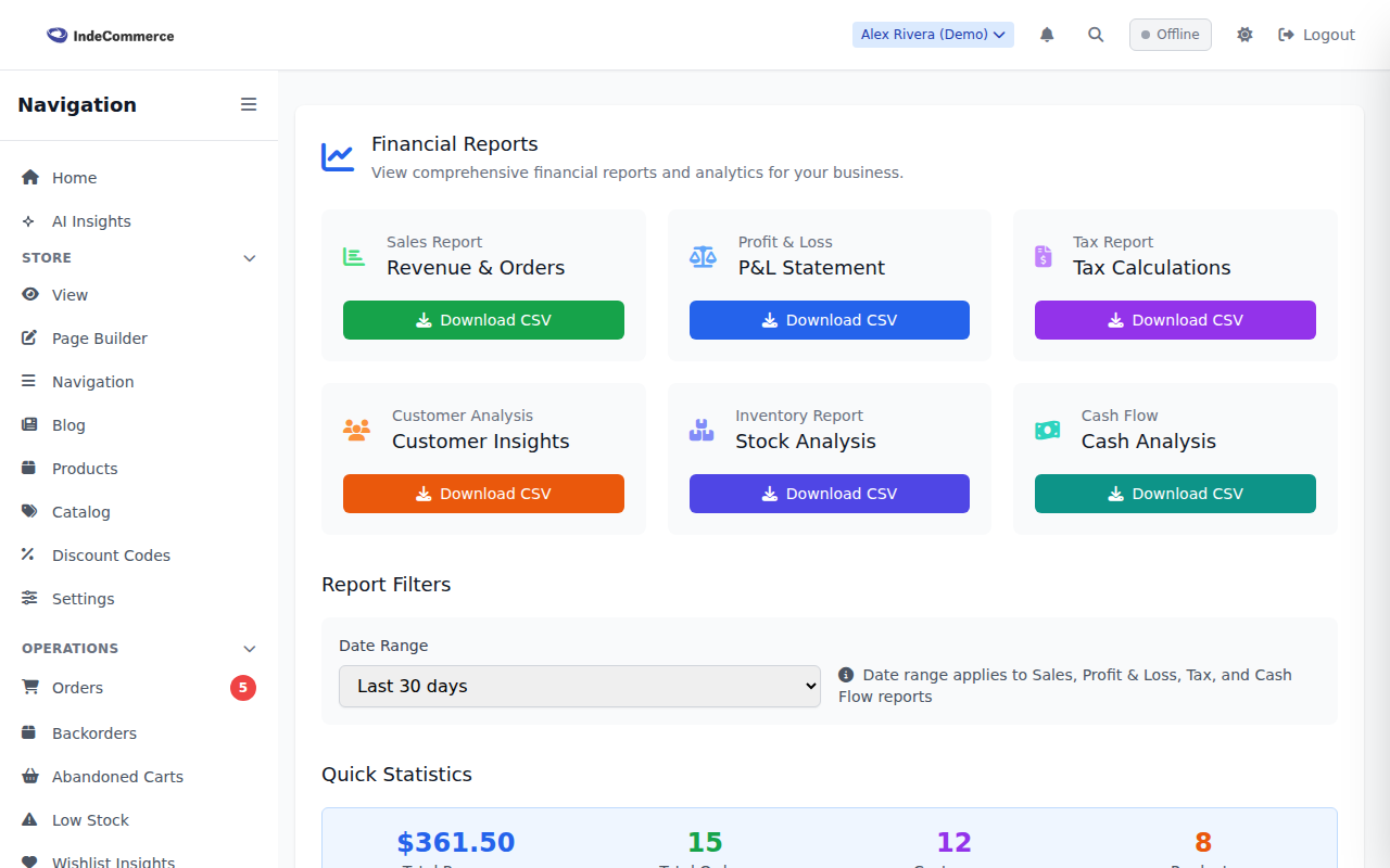 Deep Analytics screenshot