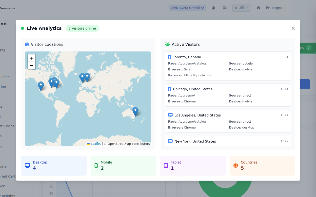 Traffic Analytics screenshot